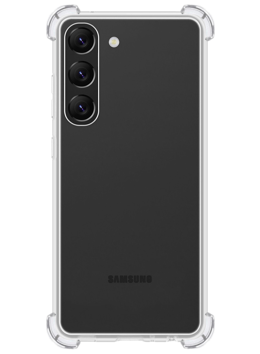 Nomfy Hoesje Geschikt voor Samsung S23 Plus Hoesje Shock Proof Cover Case Shockproof - Hoes Geschikt voor Samsung Galaxy S23 Plus Hoes Siliconen Back Case - Transparant