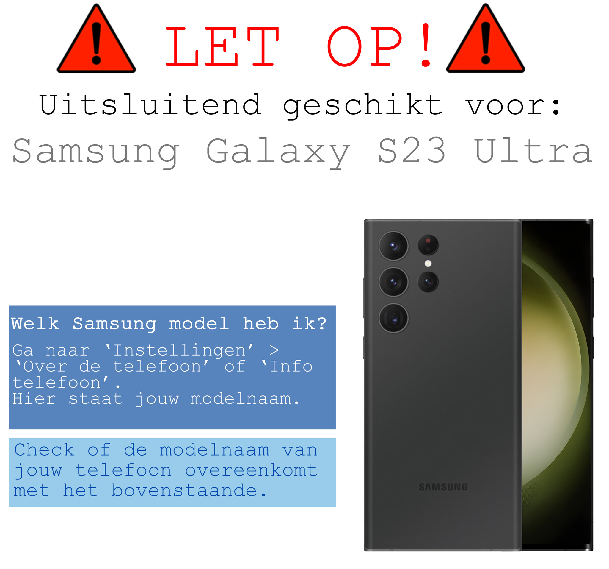 BASEY. Hoes Geschikt voor Samsung S23 Ultra Hoesje Shock Proof Case Hoes Siliconen - Hoesje Geschikt voor Samsung Galaxy S23 Ultra Hoes Cover Shockproof - Transparant - 2 Stuks