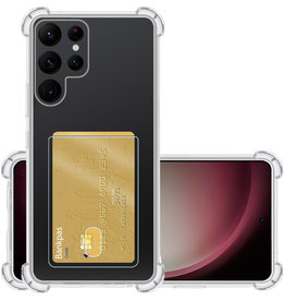 NoXx NoXx Samsung Galaxy S23 Ultra Hoesje Shockproof Pashouder