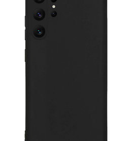 Nomfy Nomfy Samsung Galaxy S23 Ultra Hoesje Siliconen - Zwart