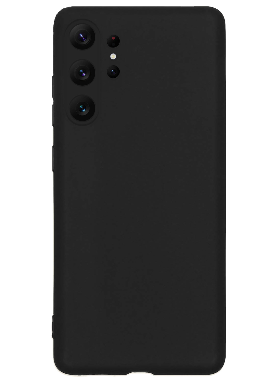 Nomfy Hoesje Geschikt voor Samsung S23 Ultra Hoesje Siliconen Cover Case - Hoes Geschikt voor Samsung Galaxy S23 Ultra Hoes Back Case - Zwart