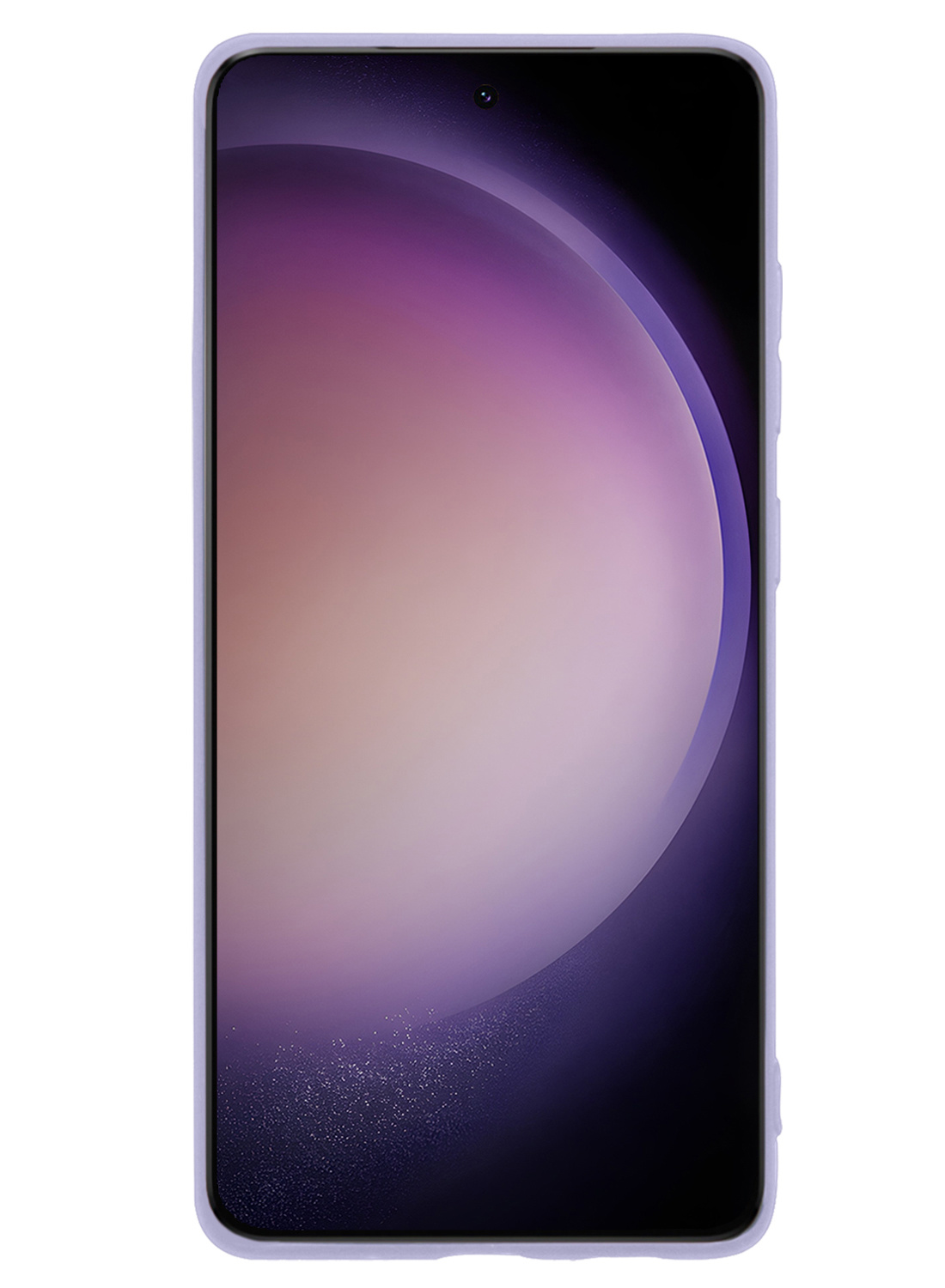 Nomfy Hoesje Geschikt voor Samsung S23 Ultra Hoesje Siliconen Cover Case - Hoes Geschikt voor Samsung Galaxy S23 Ultra Hoes Back Case - Lila