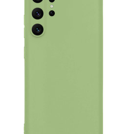 Nomfy Nomfy Samsung Galaxy S23 Ultra Hoesje Siliconen - Groen