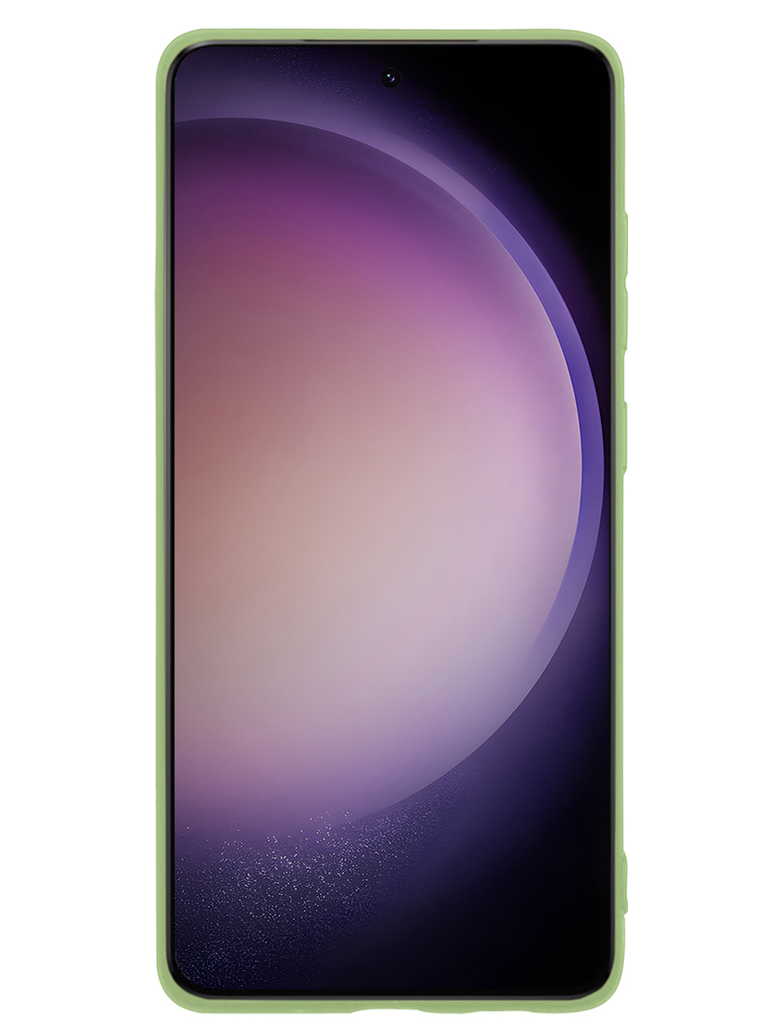 Nomfy Hoesje Geschikt voor Samsung S23 Ultra Hoesje Siliconen Cover Case - Hoes Geschikt voor Samsung Galaxy S23 Ultra Hoes Back Case - Groen