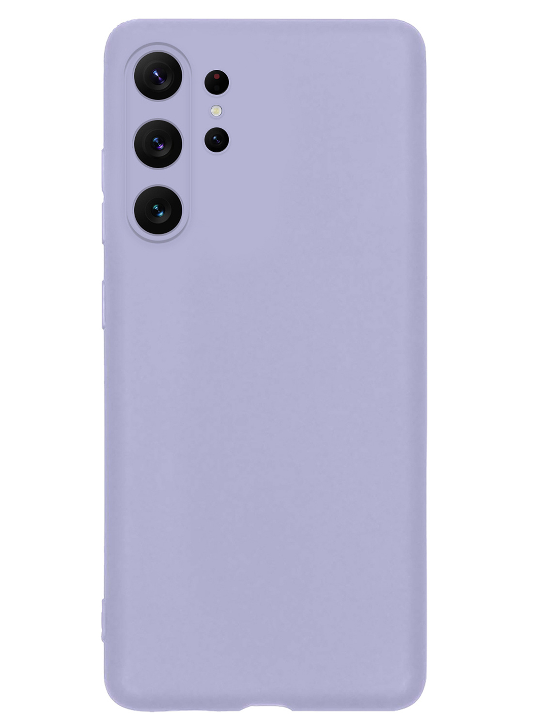 NoXx Hoes Geschikt voor Samsung S23 Ultra Hoesje Cover Siliconen Back Case Hoes - Lila - 2x