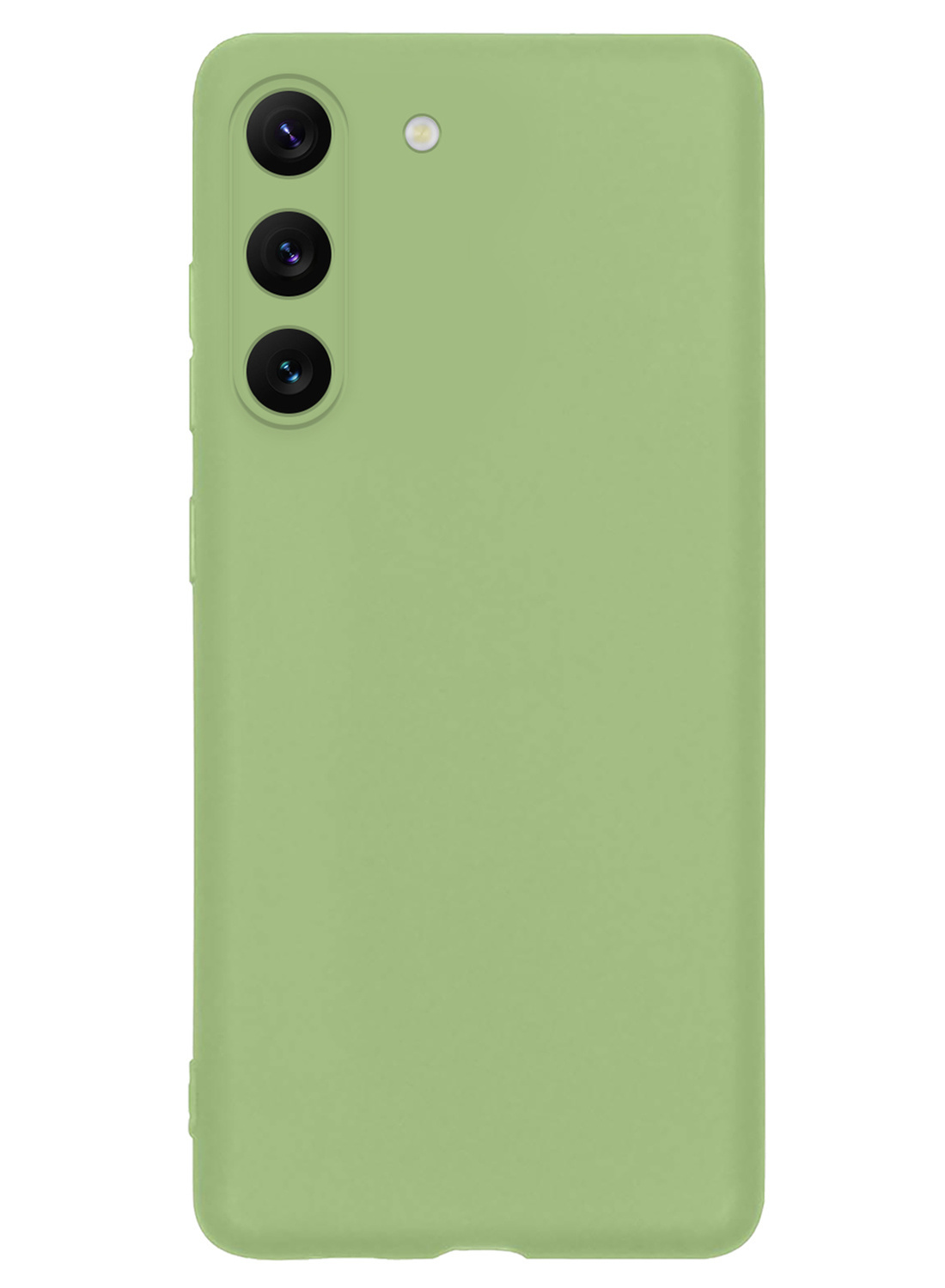 NoXx Hoes Geschikt voor Samsung S23 Plus Hoesje Cover Siliconen Back Case Hoes Met Screenprotector - Groen