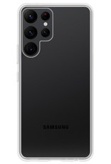 BASEY. Hoes Geschikt voor Samsung S23 Ultra Hoesje Siliconen Back Cover Case Met 2x Screenprotector - Hoesje Geschikt voor Samsung Galaxy S23 Ultra Hoes Cover Hoesje - Transparant