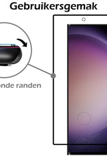 Nomfy Hoesje Geschikt voor Samsung S23 Ultra Hoesje Pasjeshouder Shockproof Pas Houder Met Screenprotector - Hoesje Geschikt voor Samsung Galaxy S23 Ultra Hoes Met Kaarthouder - Transparant