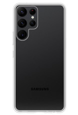 NoXx Hoes Geschikt voor Samsung S23 Ultra Hoesje Cover Siliconen Back Case Hoes Met 2x Screenprotector - Transparant