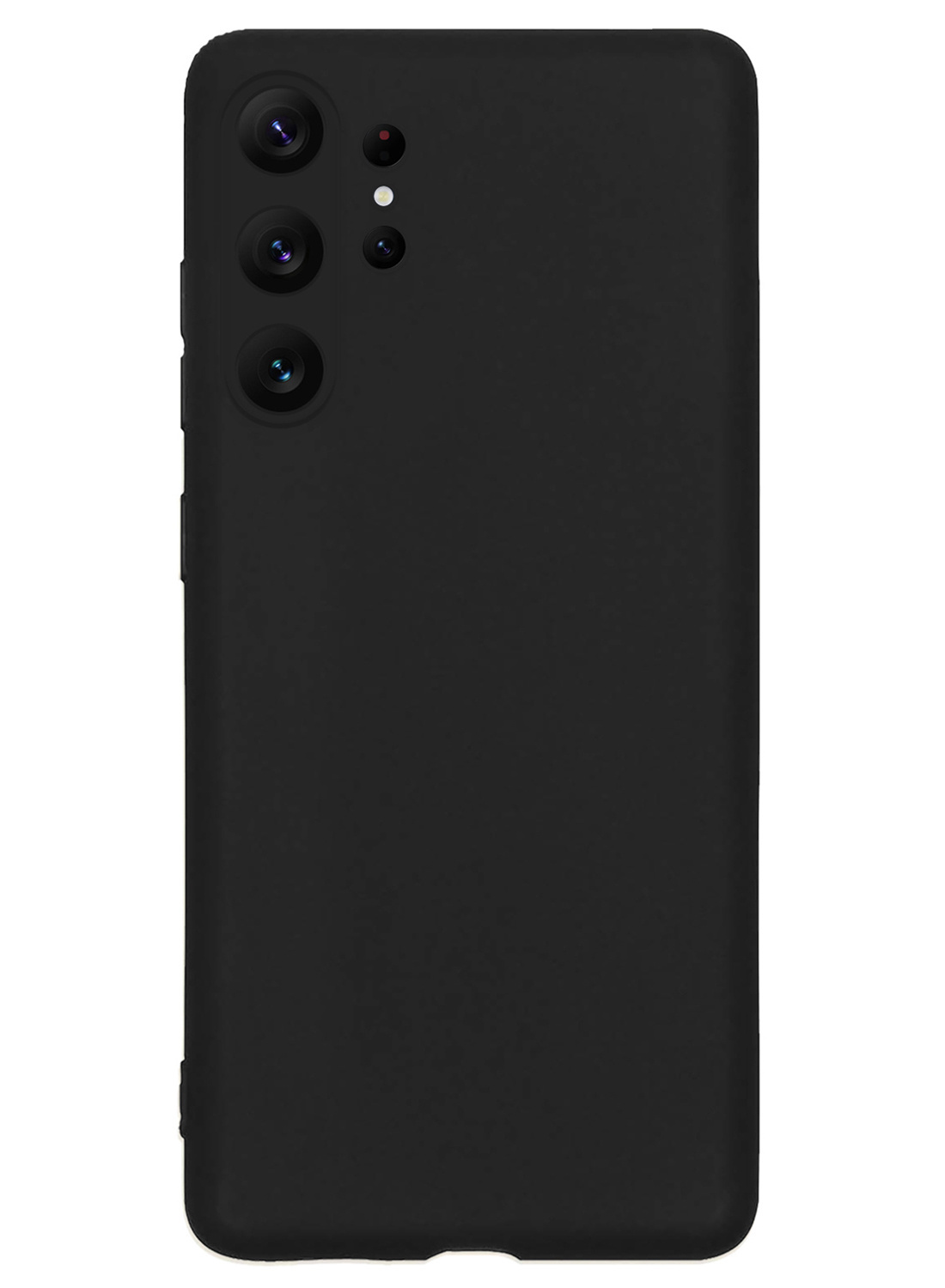 NoXx Hoes Geschikt voor Samsung S23 Ultra Hoesje Cover Siliconen Back Case Hoes Met 2x Screenprotector - Zwart