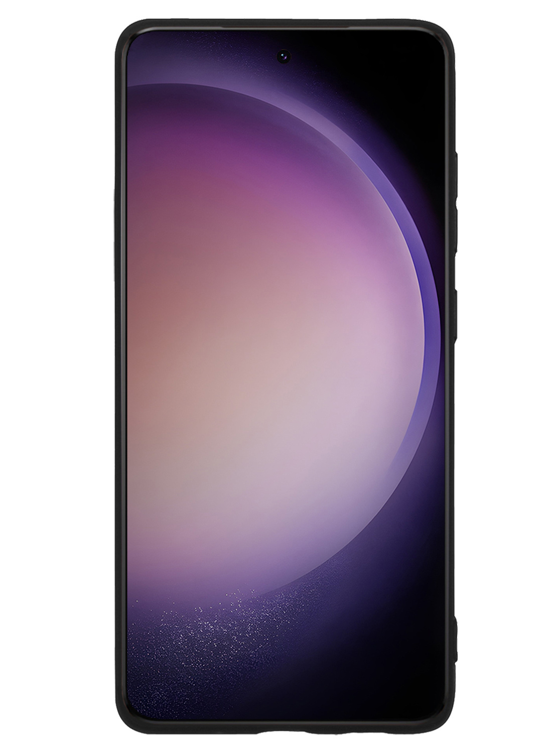 Nomfy Hoesje Geschikt voor Samsung S23 Ultra Hoesje Siliconen Cover Case Met Screenprotector - Hoes Geschikt voor Samsung Galaxy S23 Ultra Hoes Back Case - Zwart