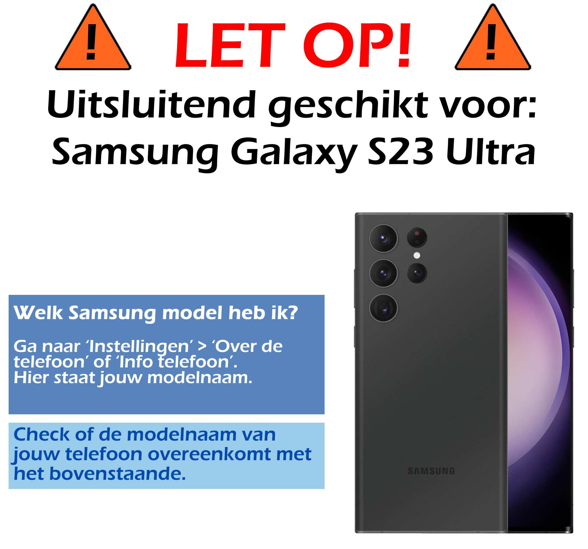 Nomfy Hoesje Geschikt voor Samsung S23 Ultra Hoesje Siliconen Cover Case Met 2x Screenprotector - Hoes Geschikt voor Samsung Galaxy S23 Ultra Hoes Back Case - Wit