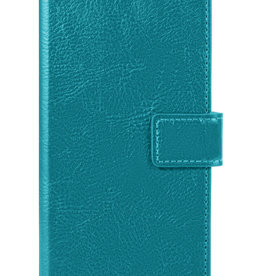 BASEY. OPPO A57s Hoesje Bookcase - Turquoise