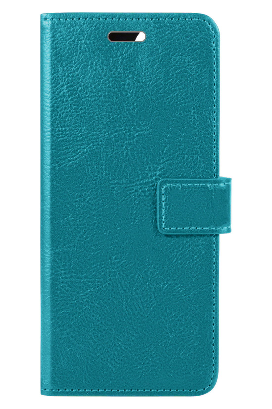 Hoes Geschikt voor OPPO A57s Hoesje Bookcase Hoes Flip Case Book Cover - Hoesje Geschikt voor OPPO A57s Hoes Book Case Hoesje - Turquoise