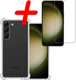 BASEY. BASEY. Samsung Galaxy S23 Plus Hoesje Shockproof Met Screenprotector