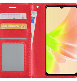 NoXx NoXx OPPO A57s Hoesje Bookcase - Rood