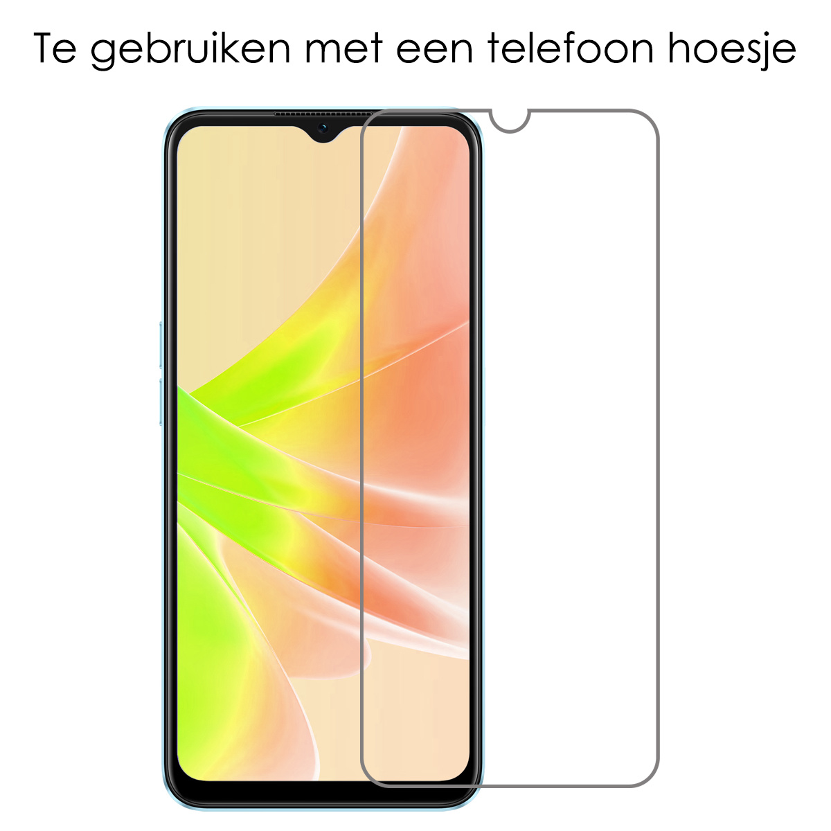 NoXx OPPO A57s Hoesje Book Case Hoes Flip Cover Bookcase 2x Met Screenprotector - Paars
