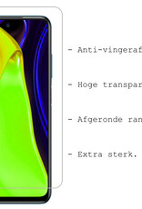 BASEY. Screenprotector Geschikt voor Poco M3 Pro Screenprotector Tempered Glass - Screenprotector Geschikt voor Xiaomi Poco M3 Pro Beschermglas Screen Protector Glas - 2 Stuks