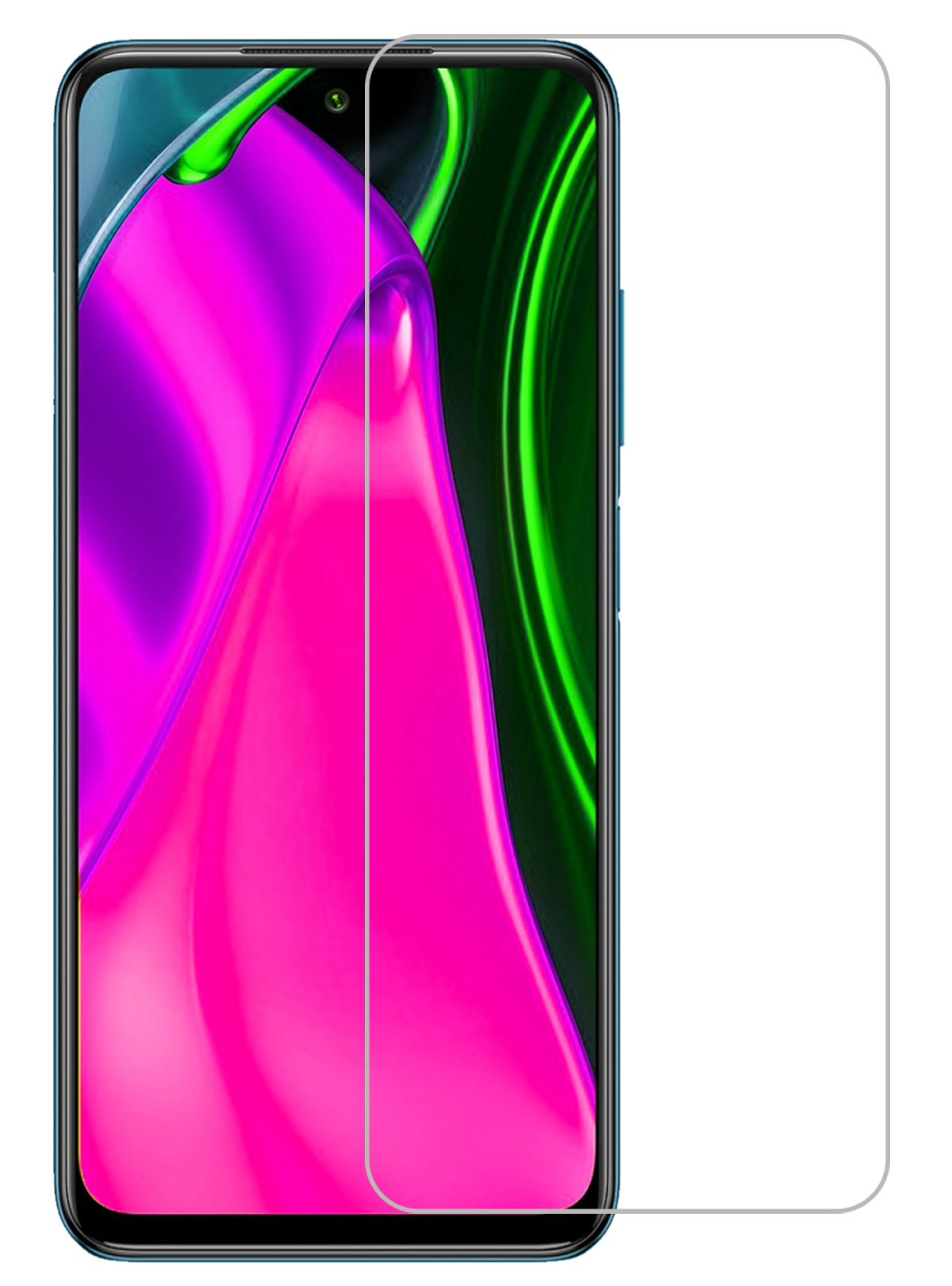 Nomfy Screenprotector Geschikt voor Poco M3 Pro Screenprotector Bescherm Glas Tempered Glass - Screenprotector Geschikt voor Xiaomi Poco M3 Pro Screen Protector