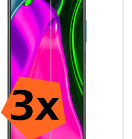 Nomfy Nomfy Xiaomi Poco M3 Pro 5G Screenprotector Glas - 3 PACK