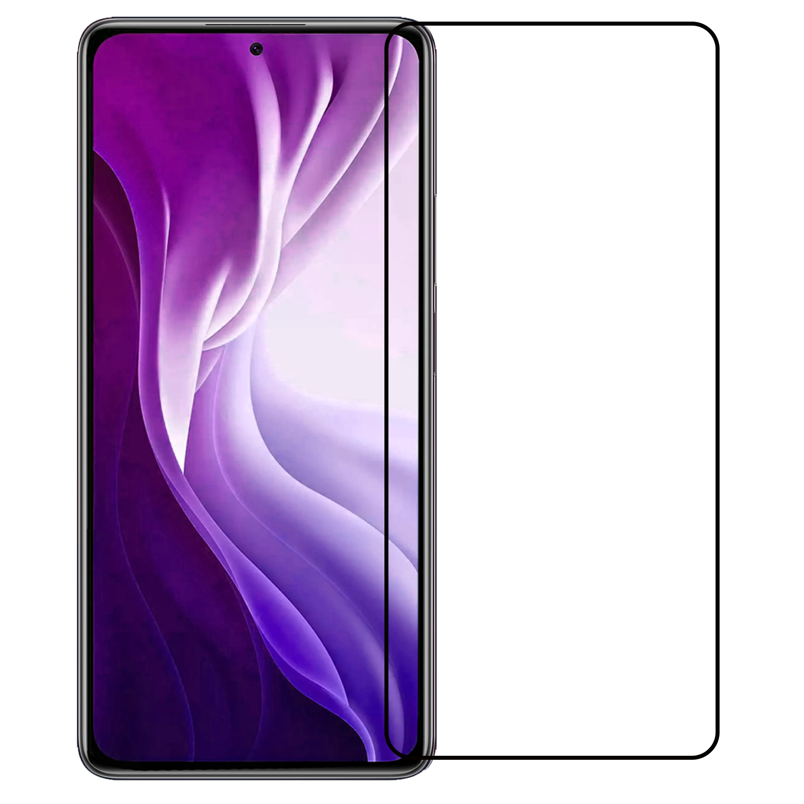Nomfy Screenprotector Geschikt voor Xiaomi 11T Screenprotector Bescherm Glas Tempered Glass - Screenprotector Geschikt voor Xiaomi 11T Screen Protector - 2 PACK
