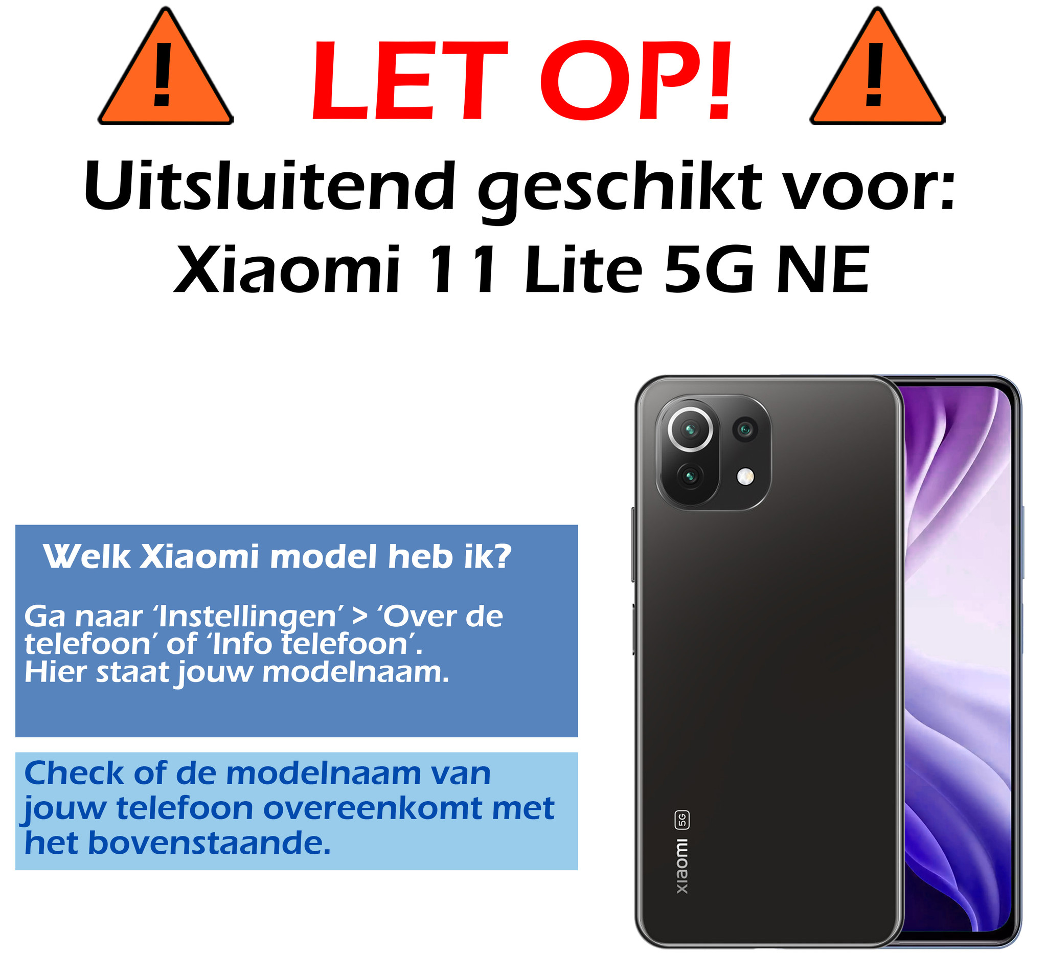 Nomfy Screenprotector Geschikt voor Xiaomi 11 Lite 5G NE Screenprotector Bescherm Glas Tempered Glass - Screenprotector Geschikt voor Xiaomi 11 Lite 5G NE Screen Protector - 2 PACK