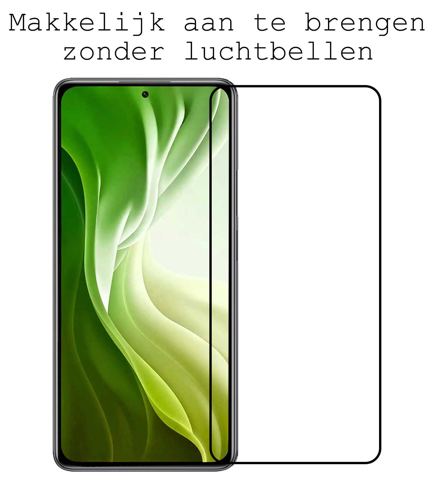 BASEY. Screenprotector Geschikt voor Xiaomi Mi 11i Screenprotector Tempered Glass - Screenprotector Geschikt voor Xiaomi Mi 11i Beschermglas Screen Protector Glas - 3 Stuks