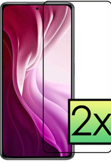 NoXx Screenprotector Geschikt voor Xiaomi Mi 11i Screenprotector Tempered Glass Gehard Glas Beschermglas - 2x