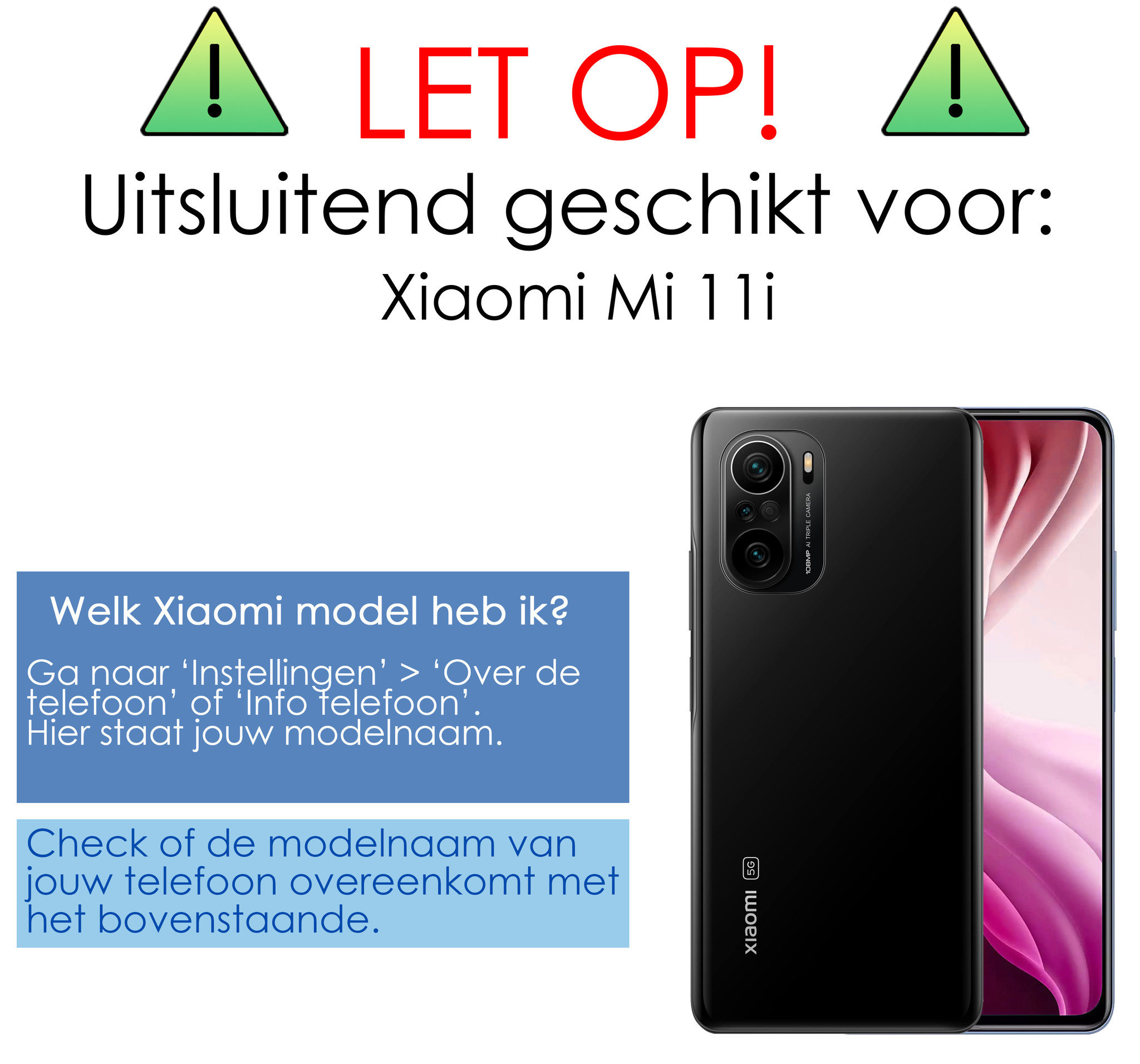 NoXx Screenprotector Geschikt voor Xiaomi Mi 11i Screenprotector Tempered Glass Gehard Glas Beschermglas - 2x
