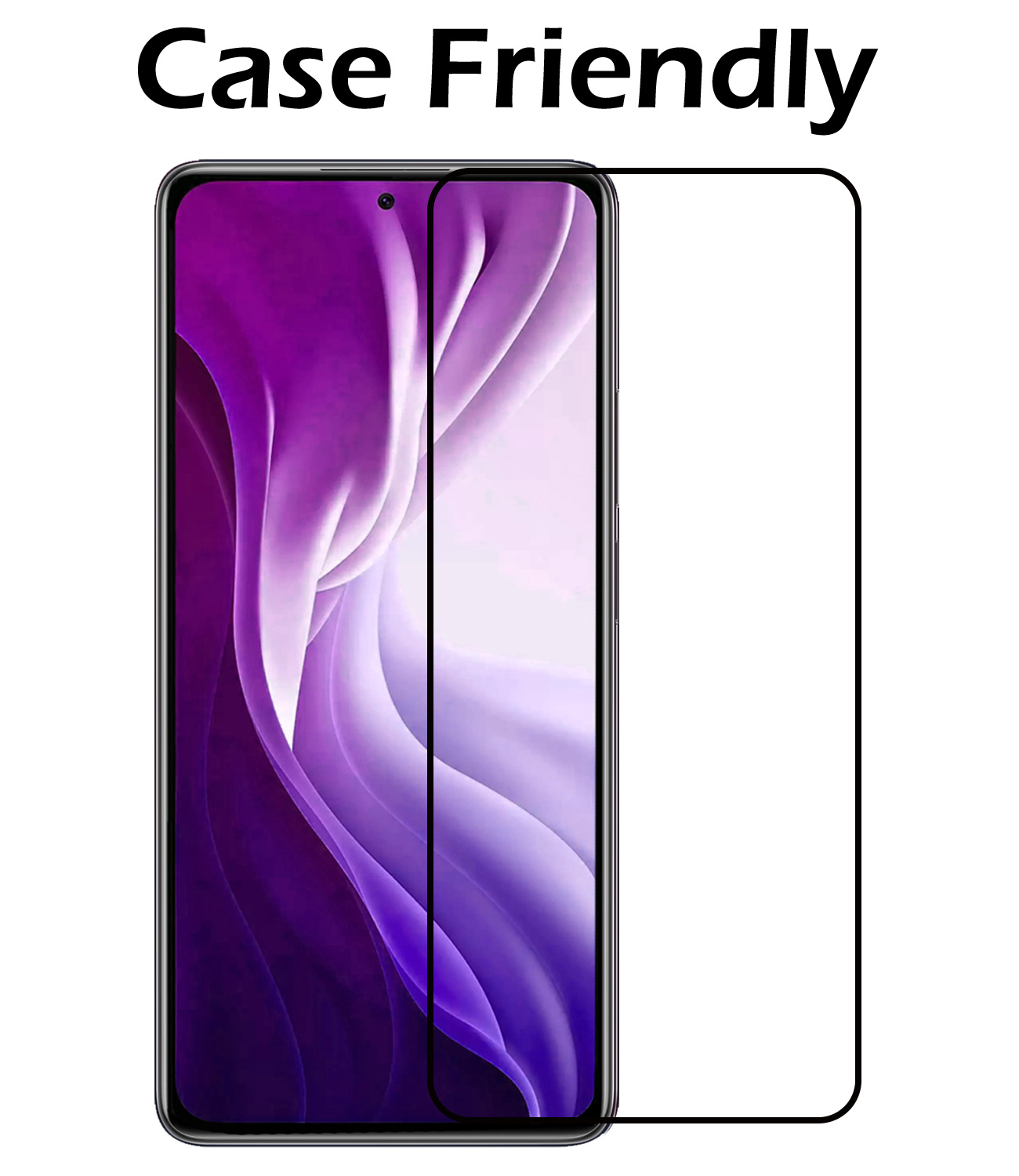 Nomfy Screenprotector Geschikt voor Xiaomi Mi 11i Screenprotector Bescherm Glas Tempered Glass - Screenprotector Geschikt voor Xiaomi Mi 11i Screen Protector - 2 PACK