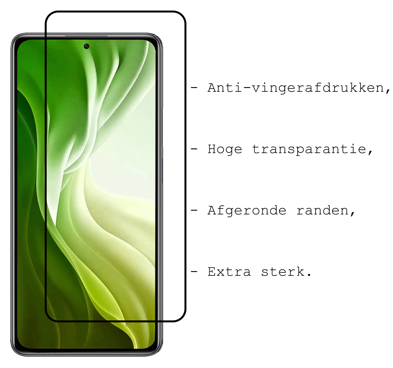 BASEY. Screenprotector Geschikt voor Poco F3 Screenprotector Tempered Glass - Screenprotector Geschikt voor Xiaomi Poco F3 Beschermglas Screen Protector Glas - 2 Stuks