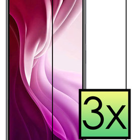 NoXx Poco F3 Screenprotector Glas - 3 PACK