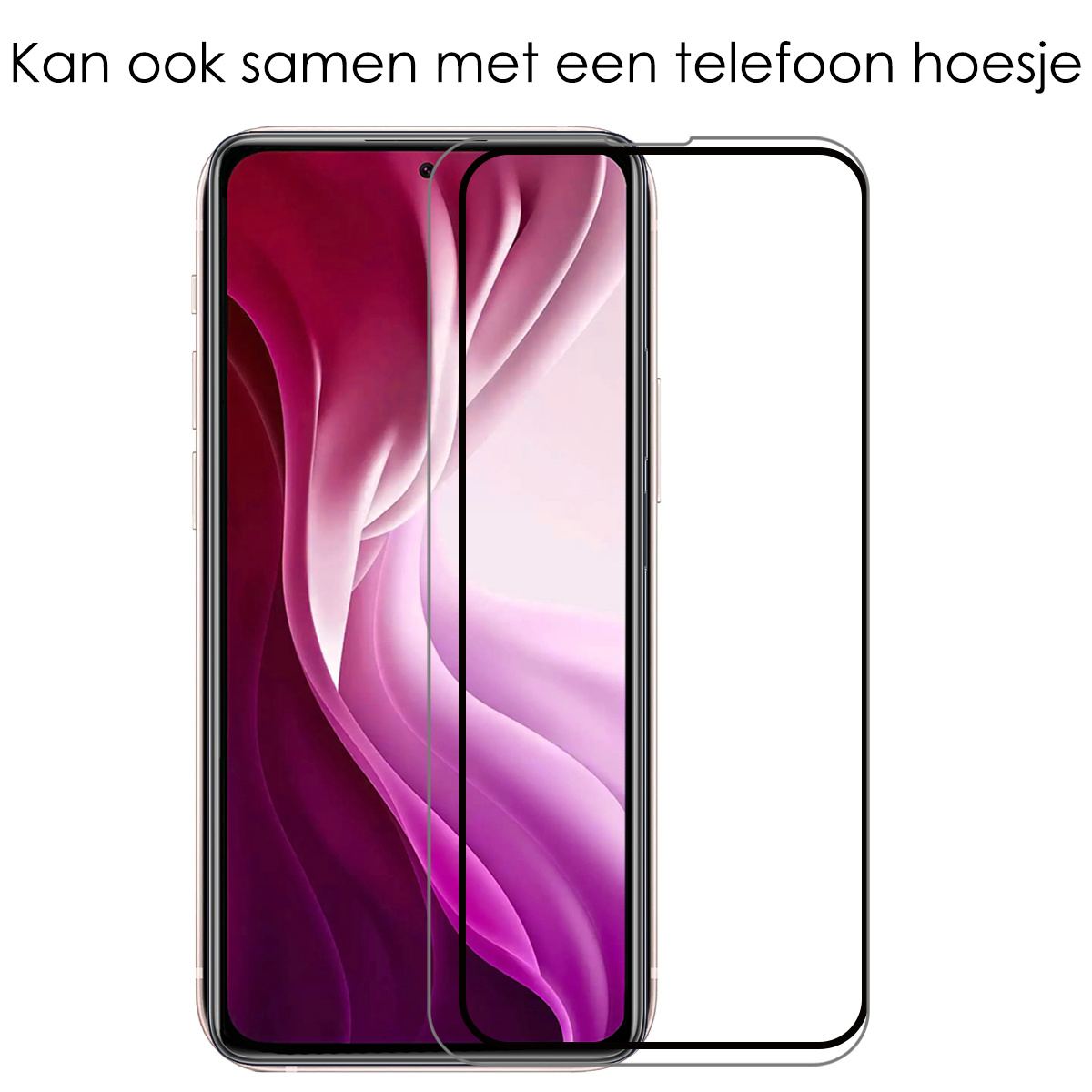 NoXx Poco F3 Screenprotector Tempered Glass Gehard Glas Beschermglas - 3x