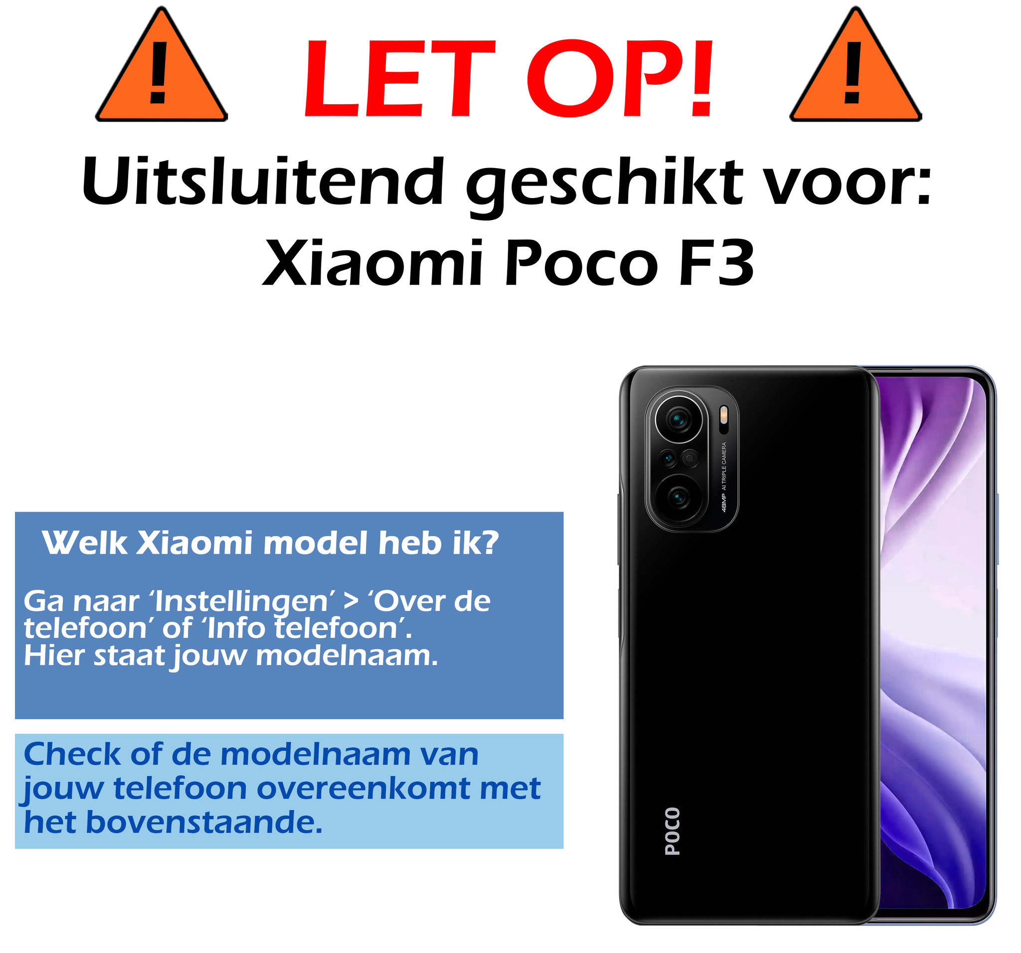 Nomfy Screenprotector Geschikt voor Poco F3 Screenprotector Bescherm Glas Tempered Glass - Screenprotector Geschikt voor Xiaomi Poco F3 Screen Protector - 2 PACK