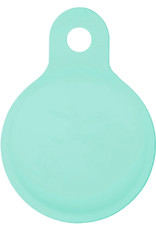 BASEY. Hoesje Geschikt voor Apple AirTag Hoesje Case Hoesje Geschikt voor Apple AirTag Sleutelhanger Siliconen Hoes - Turquoise
