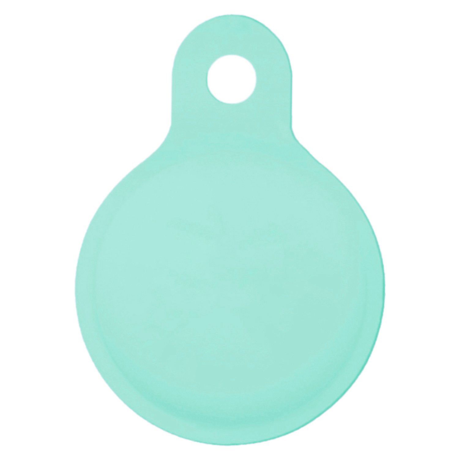 BASEY. AirTag Sleutelhanger Siliconen Hoes - Siliconen Case Airtag Hoesje - Turquoise
