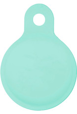 BASEY. AirTag Sleutelhanger Siliconen Hoes - Siliconen Case Airtag Hoesje - 2 Stuks - Turquoise