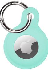 Nomfy AirTag Sleutelhanger Hoesje - Siliconen Houder Airtag Hoes Airtag Case - Turquoise