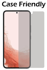 Nomfy Screenprotector Geschikt voor Samsung S22 Screenprotector Privacy Bescherm Glas - Screenprotector Geschikt voor Samsung Galaxy S22 Privacy Screenprotector Tempered Glass - 3 PACK
