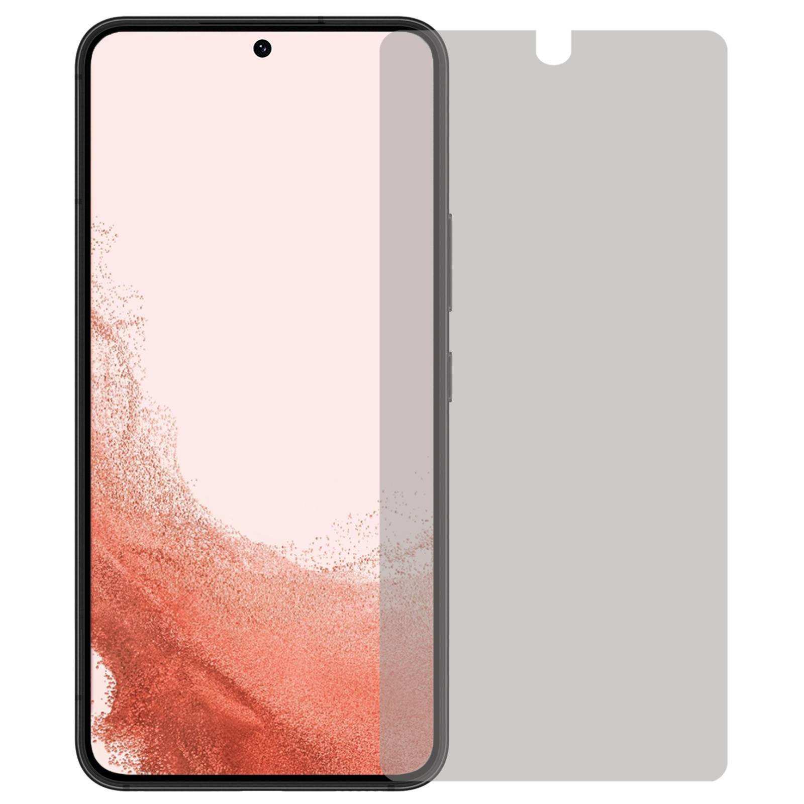 Nomfy Screenprotector Geschikt voor Samsung S22 Screenprotector Privacy Bescherm Glas - Screenprotector Geschikt voor Samsung Galaxy S22 Privacy Screenprotector Tempered Glass - 3 PACK