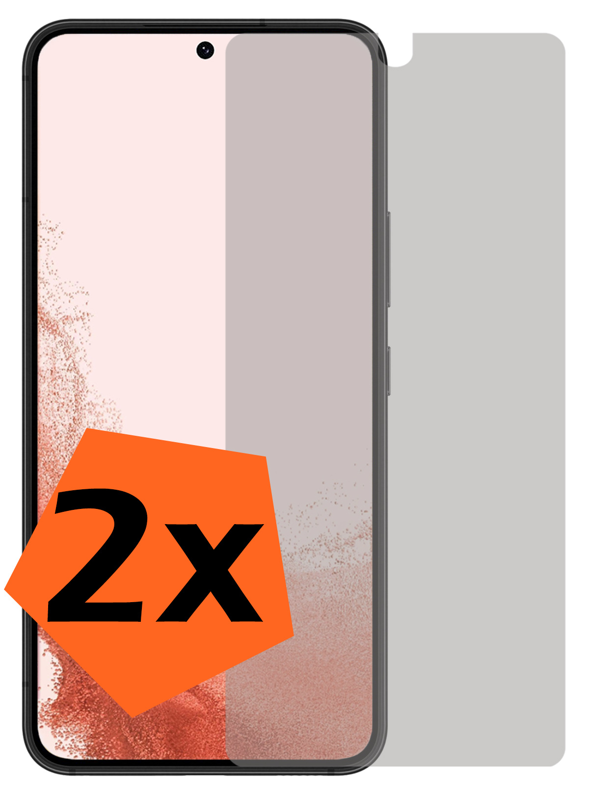 Nomfy Screenprotector Geschikt voor Samsung S22 Plus Screenprotector Privacy Bescherm Glas - Screenprotector Geschikt voor Samsung Galaxy S22 Plus Privacy Screenprotector Tempered Glass - 2 PACK