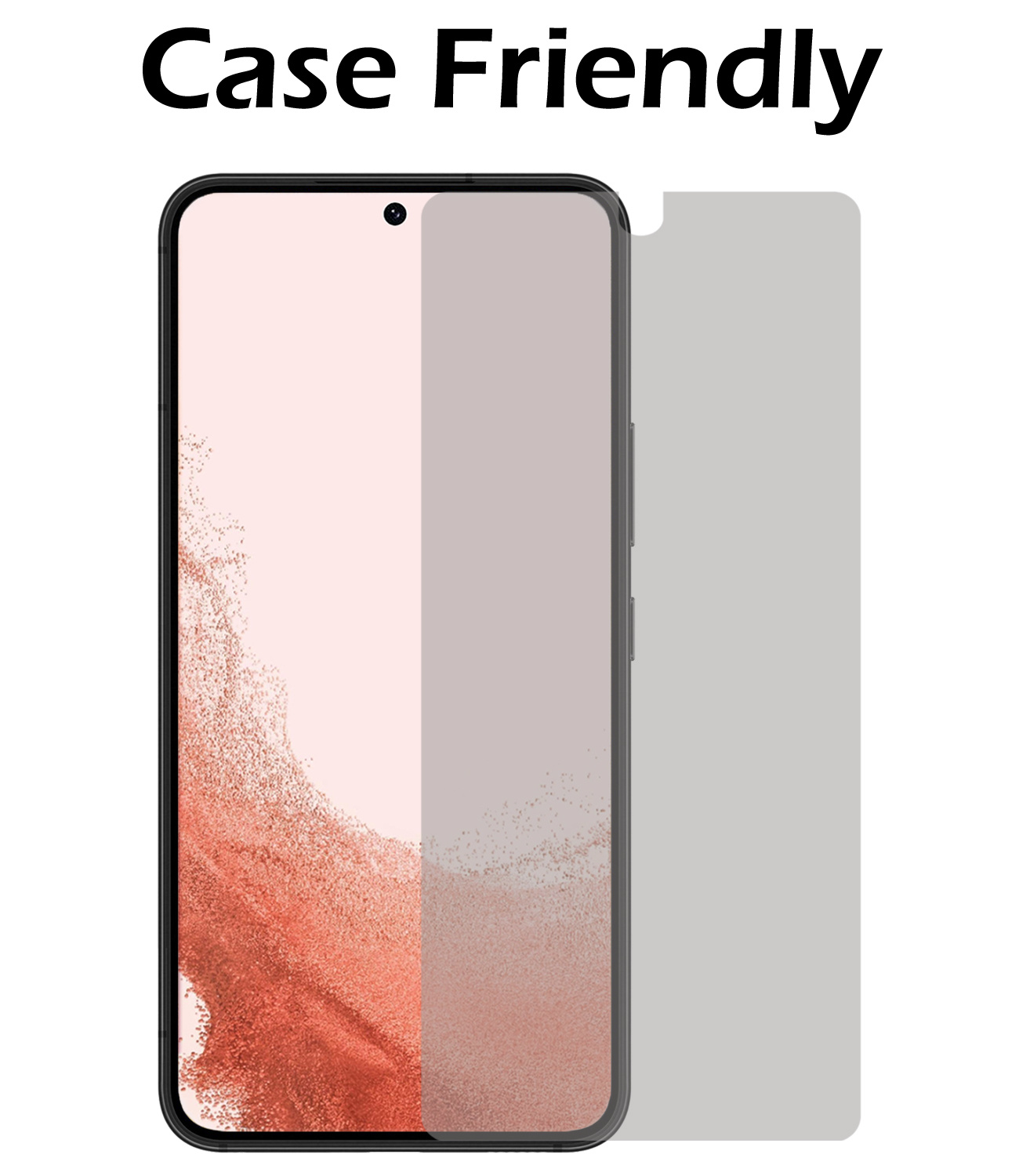 Nomfy Screenprotector Geschikt voor Samsung S22 Plus Screenprotector Privacy Bescherm Glas - Screenprotector Geschikt voor Samsung Galaxy S22 Plus Privacy Screenprotector Tempered Glass - 2 PACK