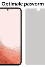 Nomfy Screenprotector Geschikt voor Samsung S22 Plus Screenprotector Privacy Bescherm Glas - Screenprotector Geschikt voor Samsung Galaxy S22 Plus Privacy Screenprotector Tempered Glass - 2 PACK