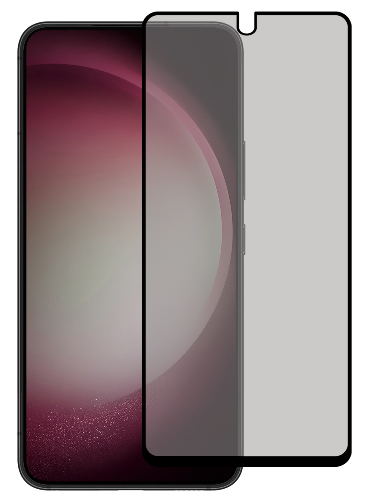 NoXx Screenprotector Geschikt voor Samsung S23 Screenprotector Privacy Tempered Glass Gehard Glas Display Cover