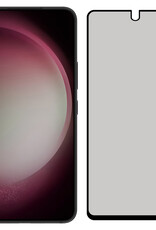 NoXx Screenprotector Geschikt voor Samsung S23 Screenprotector Privacy Tempered Glass Gehard Glas Display Cover - 3x