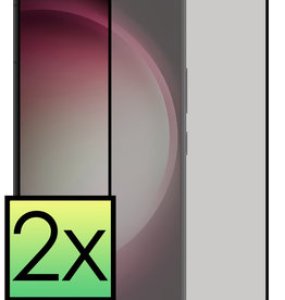 NoXx Samsung Galaxy S23 Plus Screenprotector Glas Privacy - 2 PACK