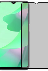 BASEY. Screenprotector Geschikt voor OPPO A16 Screenprotector Privacy Beschermglas - Screenprotector Geschikt voor OPPO A16 Screen Protector Full Screen Privacy