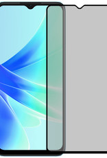 BASEY. Screenprotector Geschikt voor OPPO A17 Screenprotector Privacy Beschermglas - Screenprotector Geschikt voor OPPO A17 Screen Protector Full Screen Privacy