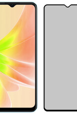NoXx Screenprotector Geschikt voor OPPO A17 Screenprotector Privacy Tempered Glass Gehard Glas Display Cover