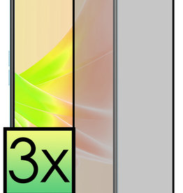 NoXx NoXx OPPO A17 Screenprotector Glas Privacy - 3 PACK
